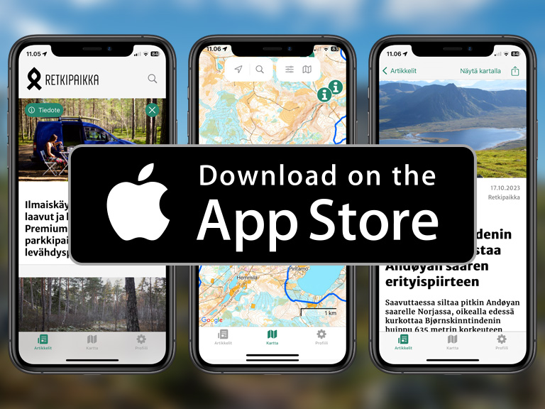 Retkipaikka Explories (iOS)
